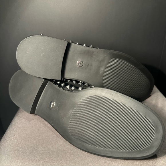 Zara Women's Black Studded Loafers - Picture 7 of 9